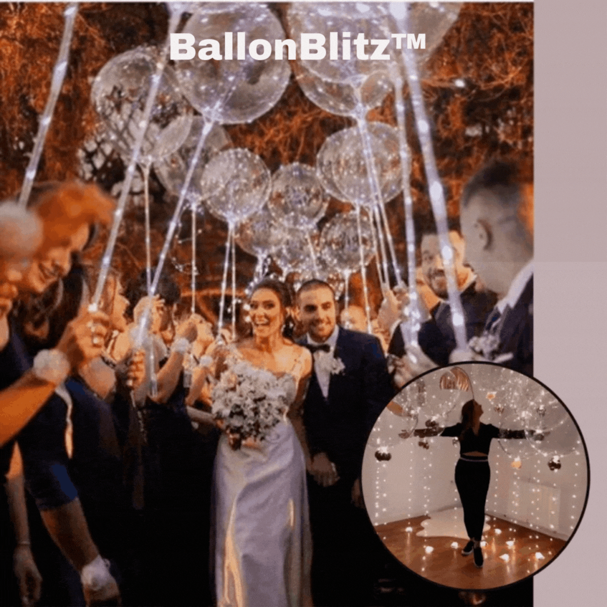 BallonBlitz™ / Wiederverwendbare LED-Ballons [Letzter Tag Rabatt]
