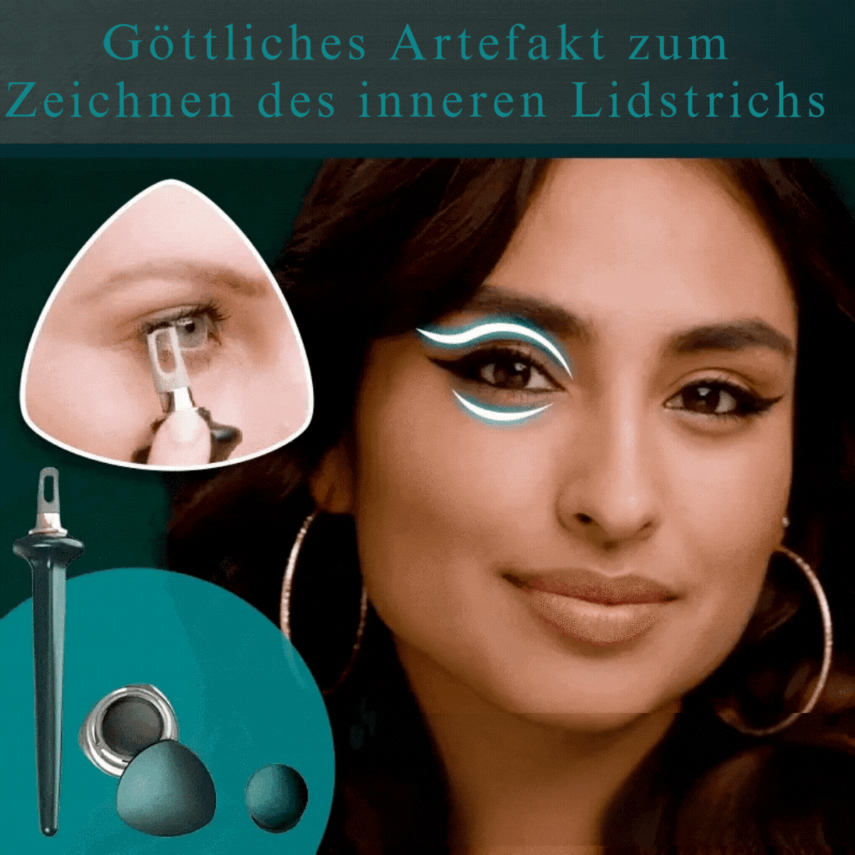 GlamGlide™ / Silikon-Eyelinerpinsel