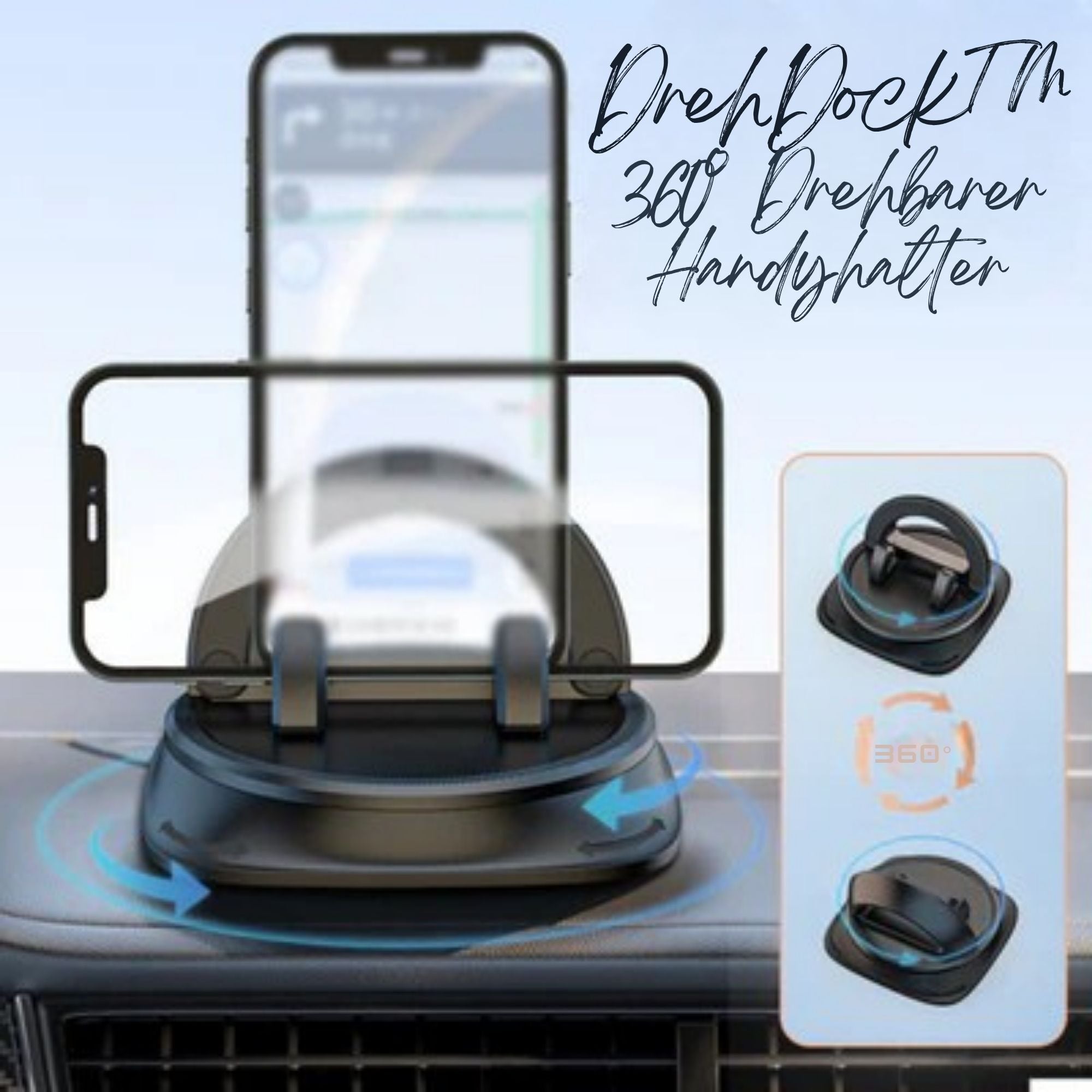 DrehDock™ / 360° Drehbarer Handyhalter