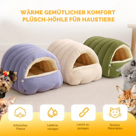 50% RABATT | Fellnest / Kuschelige Haustierhöhle Deluxe