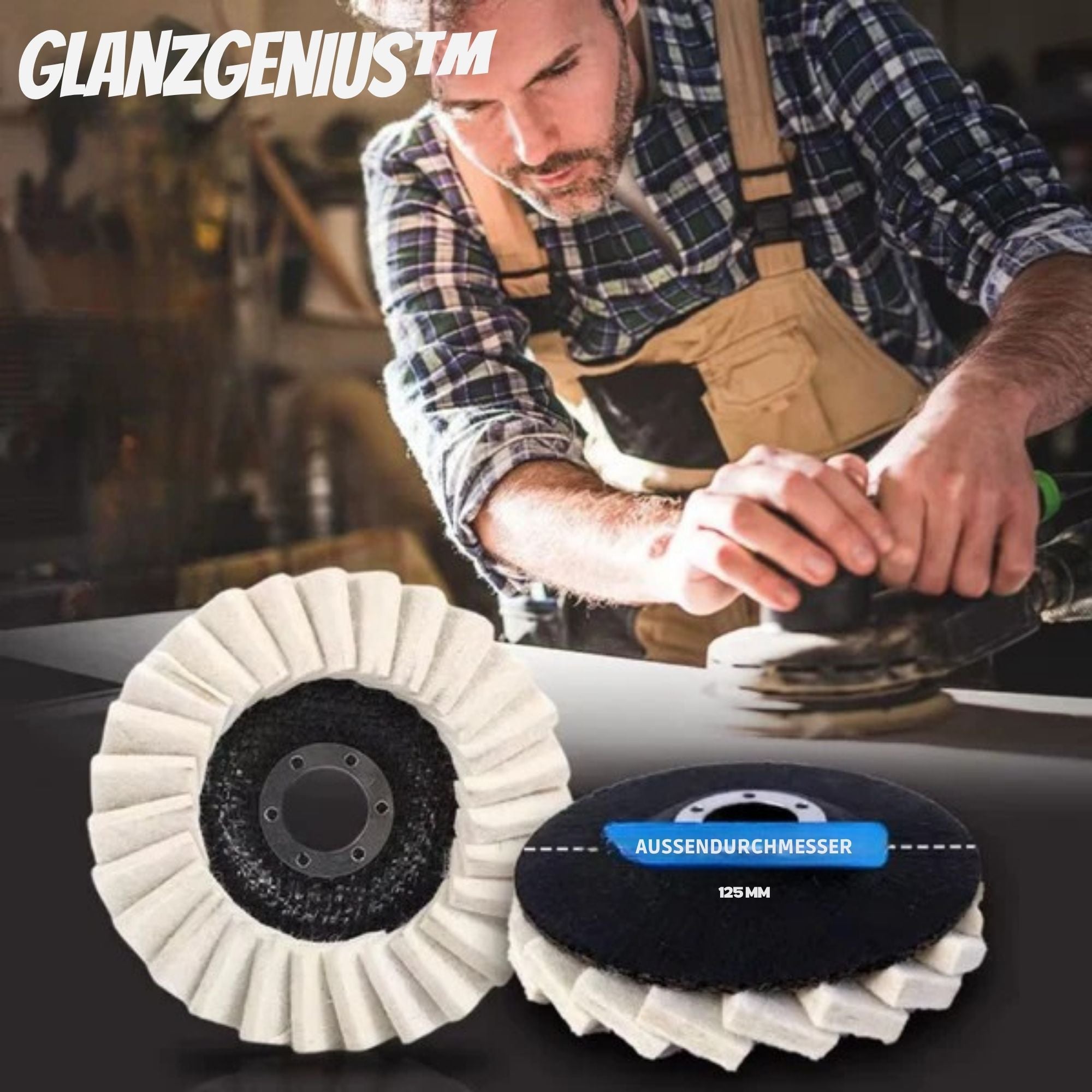 GlanzGenius™ / Polierradscheibe (1+1 GRATIS)