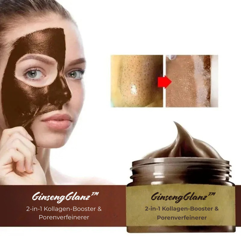 GinsengGlanz / 2 in 1 Kollagen-Booster & Porenverfeinerer