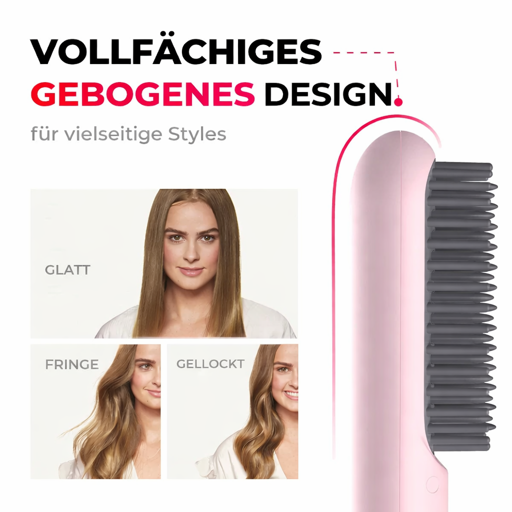 Smoothique / Kabellose Glättbürste für schnelles Styling