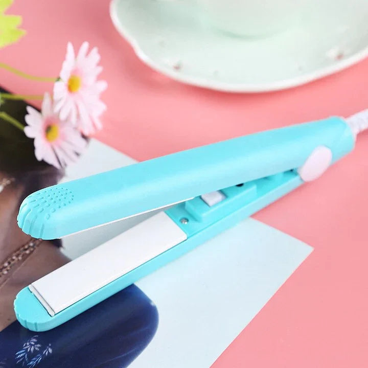 Curlestra / 2-in-1 Mini Glätteisen & Lockenstab aus Keramik