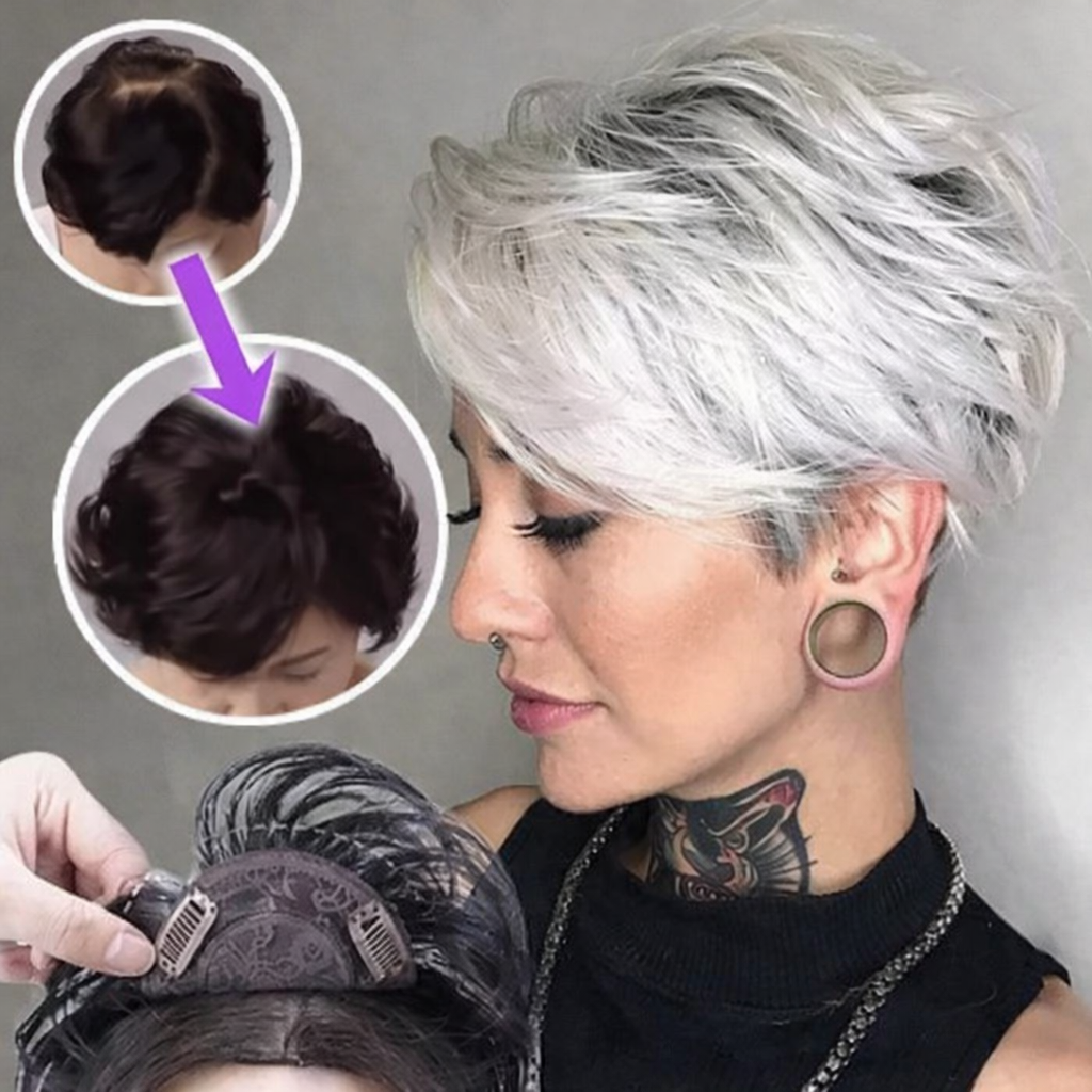Cavelle / Haarteil | Clip-In-Haarperücke | Nahtloser Sofort-Look (1+1 Gratis)