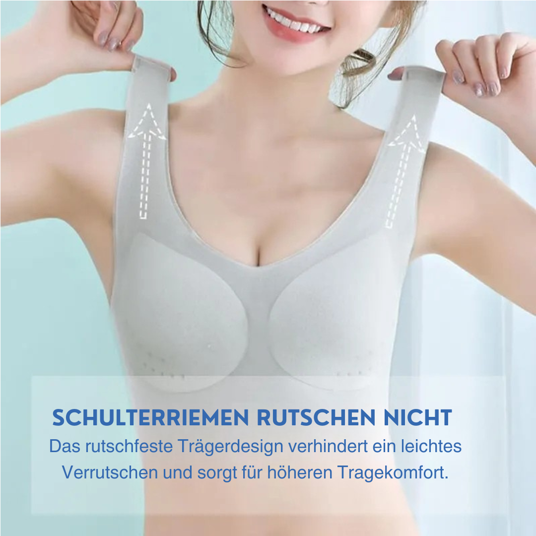 IceLisse / Ultra-dünner Eisseide Nahtlos-BH mit kühlendem Tragegefühl
