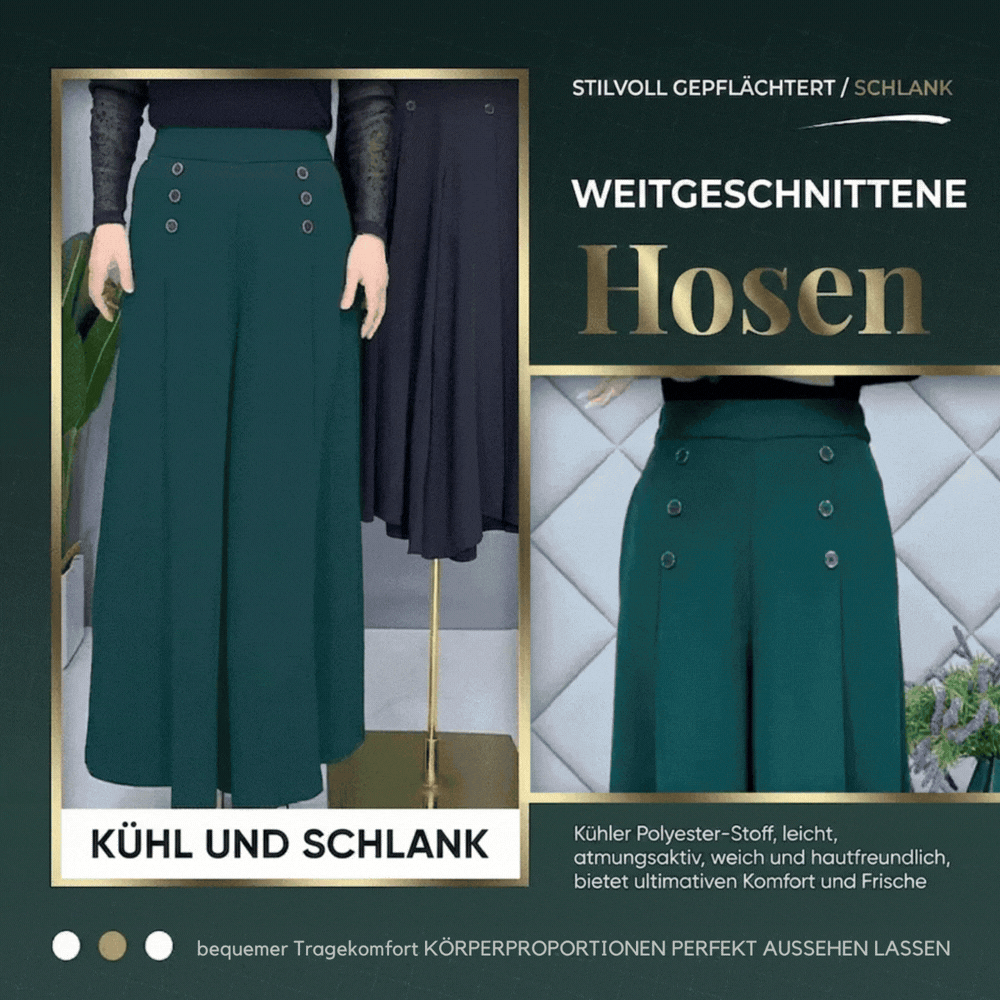 LuftHose – Damen Plisseehose | Schlank, Bequem & Knitterfrei