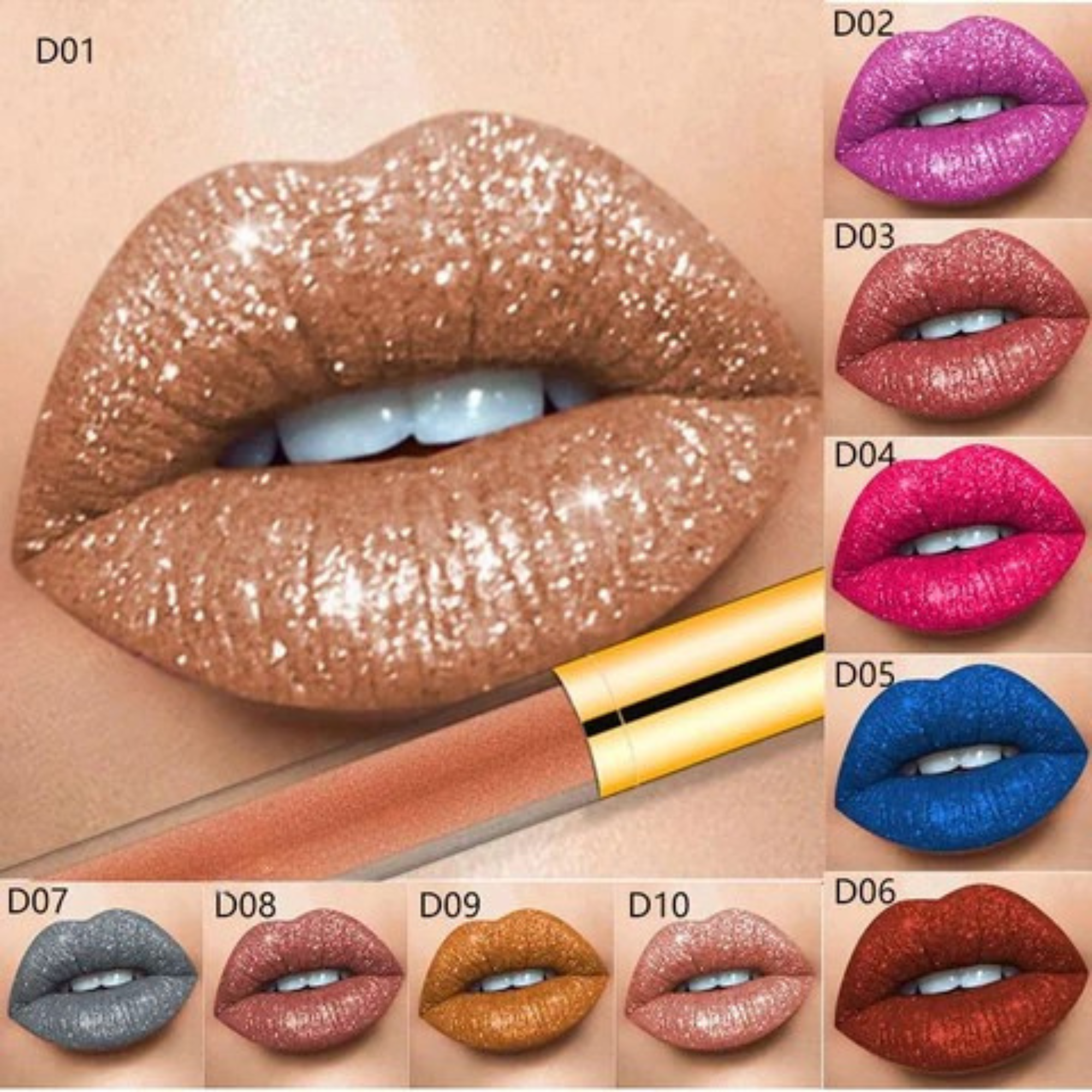 GlanzGlam™ / Diamantglanz Wasserdichtes Lipgloss
