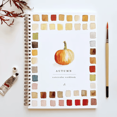 Kunstbuch | Aquarell Workbook Anfänger | Schritt für Schritt Malbuch | PaintEase