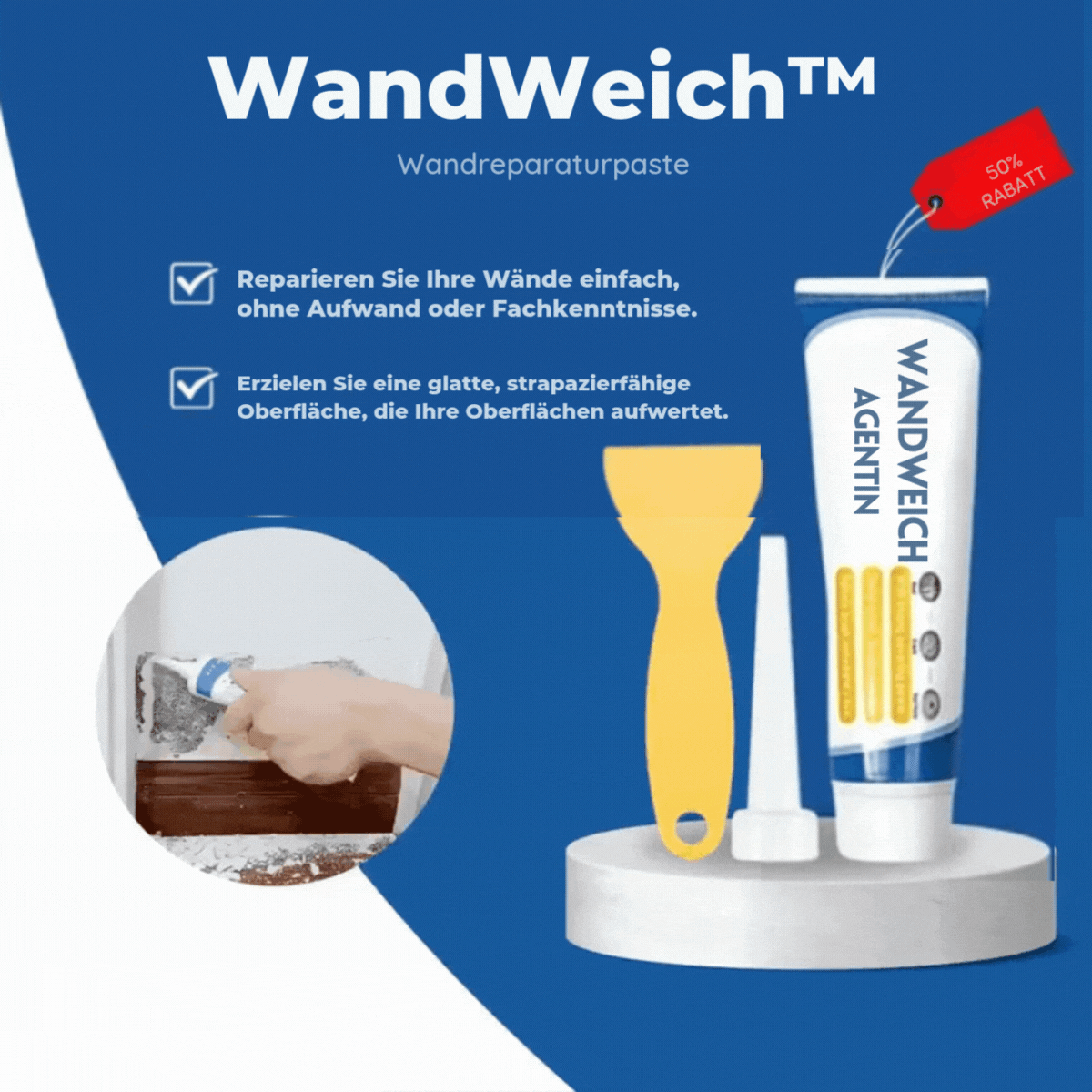 WandWeich™ / Wandreparaturpaste