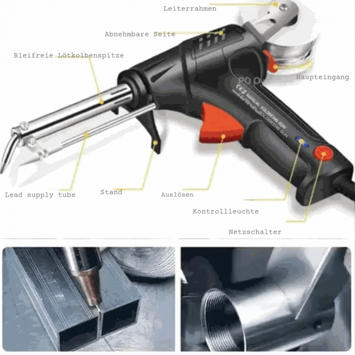 SchweißStark™ / Industrielles Laser-Schweißwerkzeug