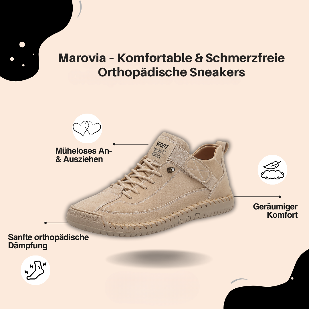 Marovia – Komfortable & Schmerzfreie Orthopädische Sneakers