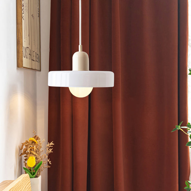 Aurelio™ | Bauhaus-Pendelleuchte aus farbigem Glas