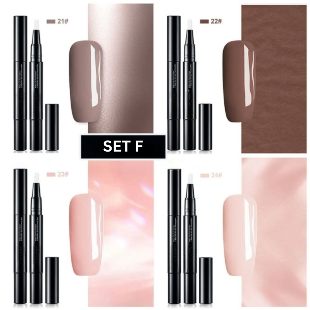 Nagelgel | Präzise Nail Art mit Gel Farbe | Schnell trocknend und langhaltend | GlowSense