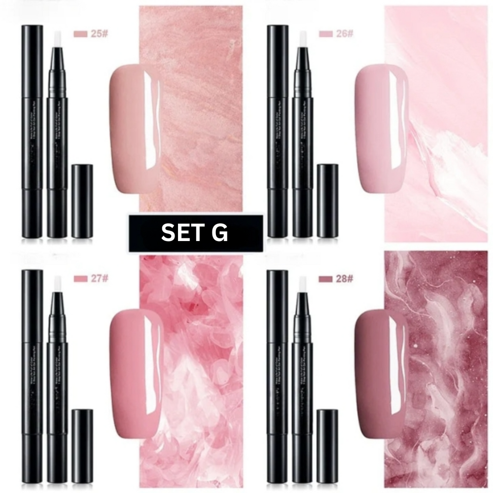Nagelgel | Präzise Nail Art mit Gel Farbe | Schnell trocknend und langhaltend | GlowSense