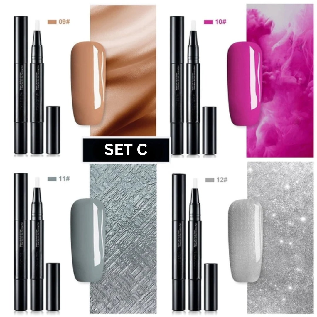 Luxanail / Nagelgel | Präzise Nail Art mit Gel Farbe | Schnell trocknend und langhaltend
