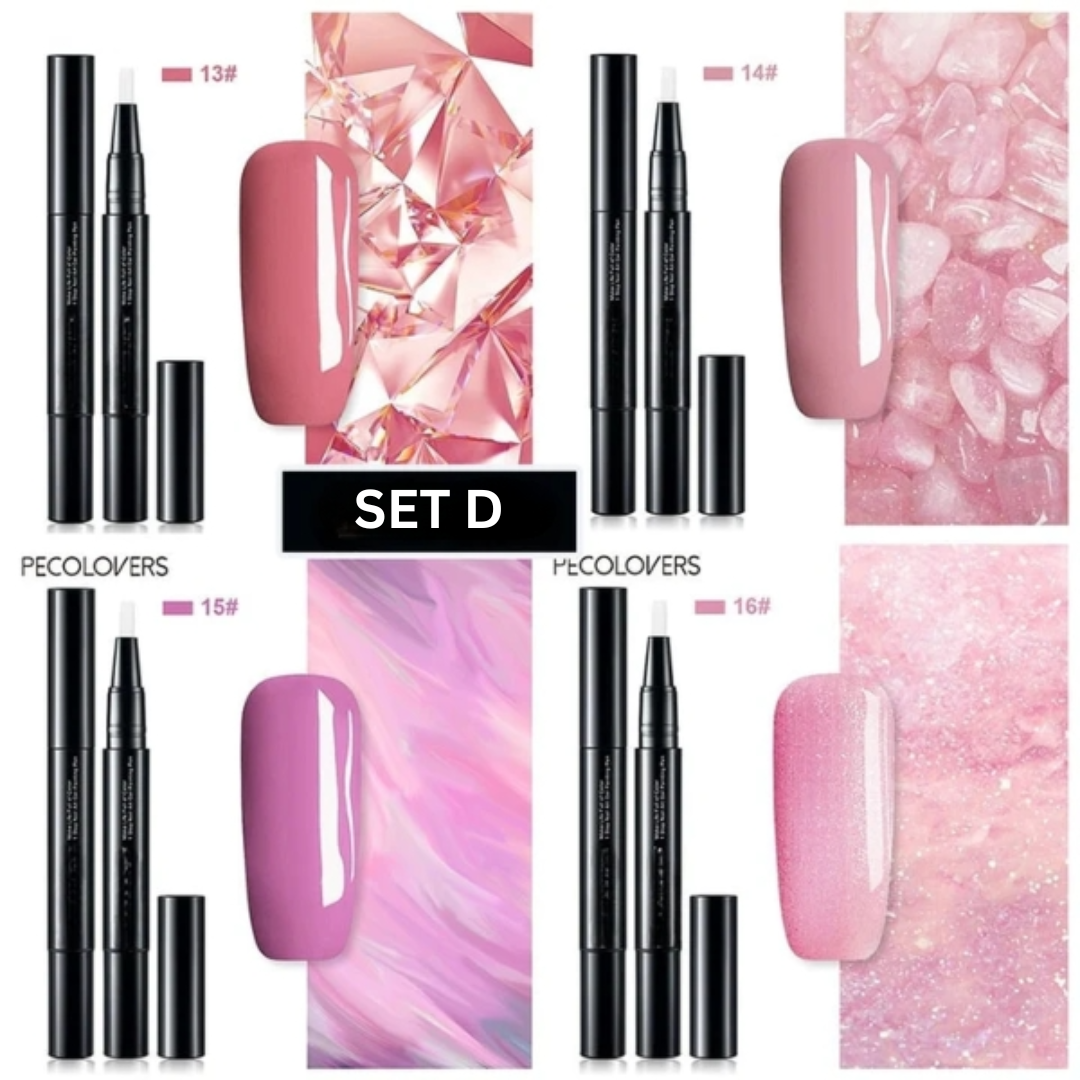 Luxanail / Nagelgel | Präzise Nail Art mit Gel Farbe | Schnell trocknend und langhaltend