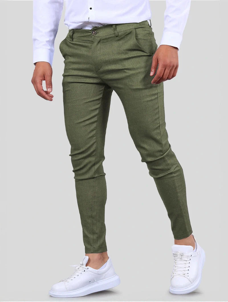 Flexform – Slim-Fit Stretchhose in Blau mit 4-Wege-Stretch für maximale Beweglichkeit