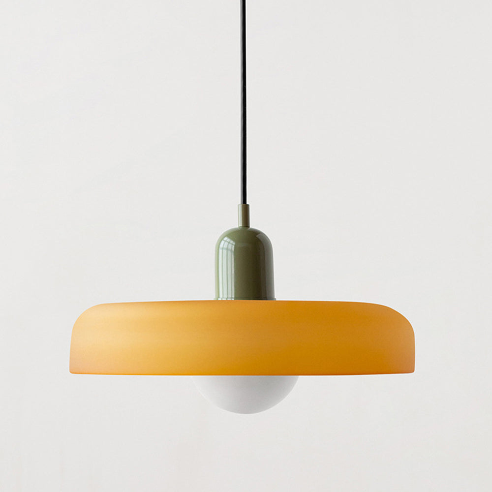 Aurelio™ | Bauhaus-Pendelleuchte aus farbigem Glas