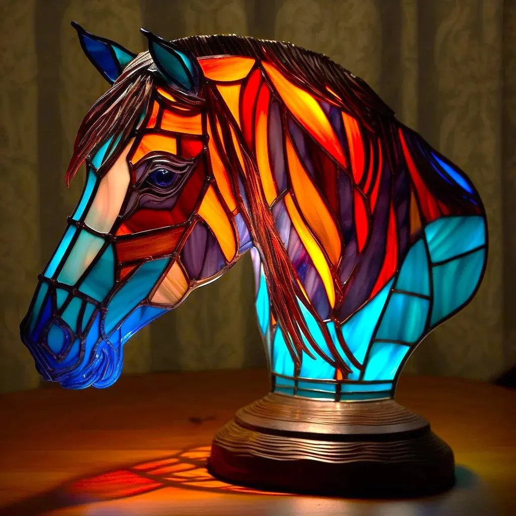 Bella | Magisk Buntglas-Tischlampe