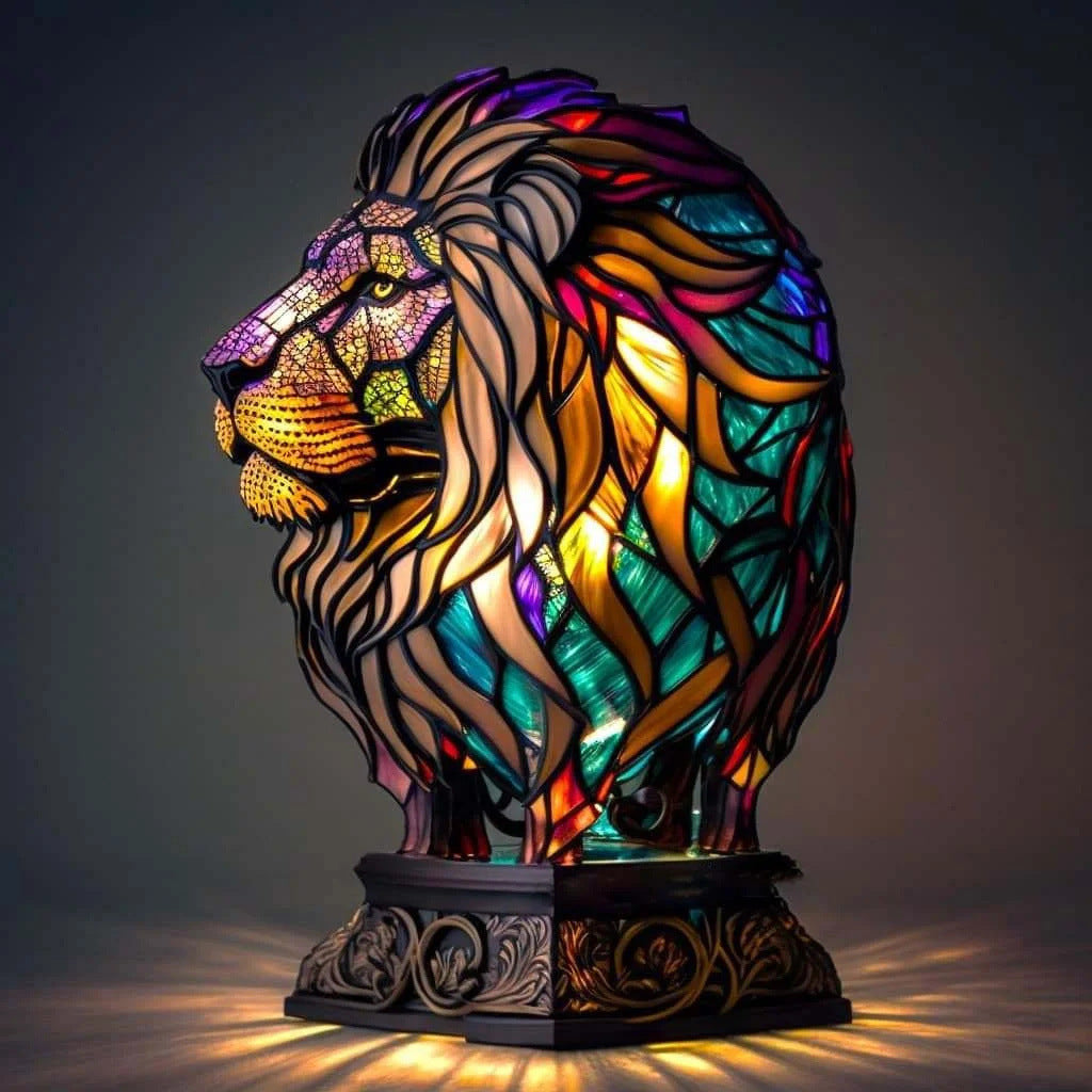 Simba | Magisk Buntglas-Löwenlampe