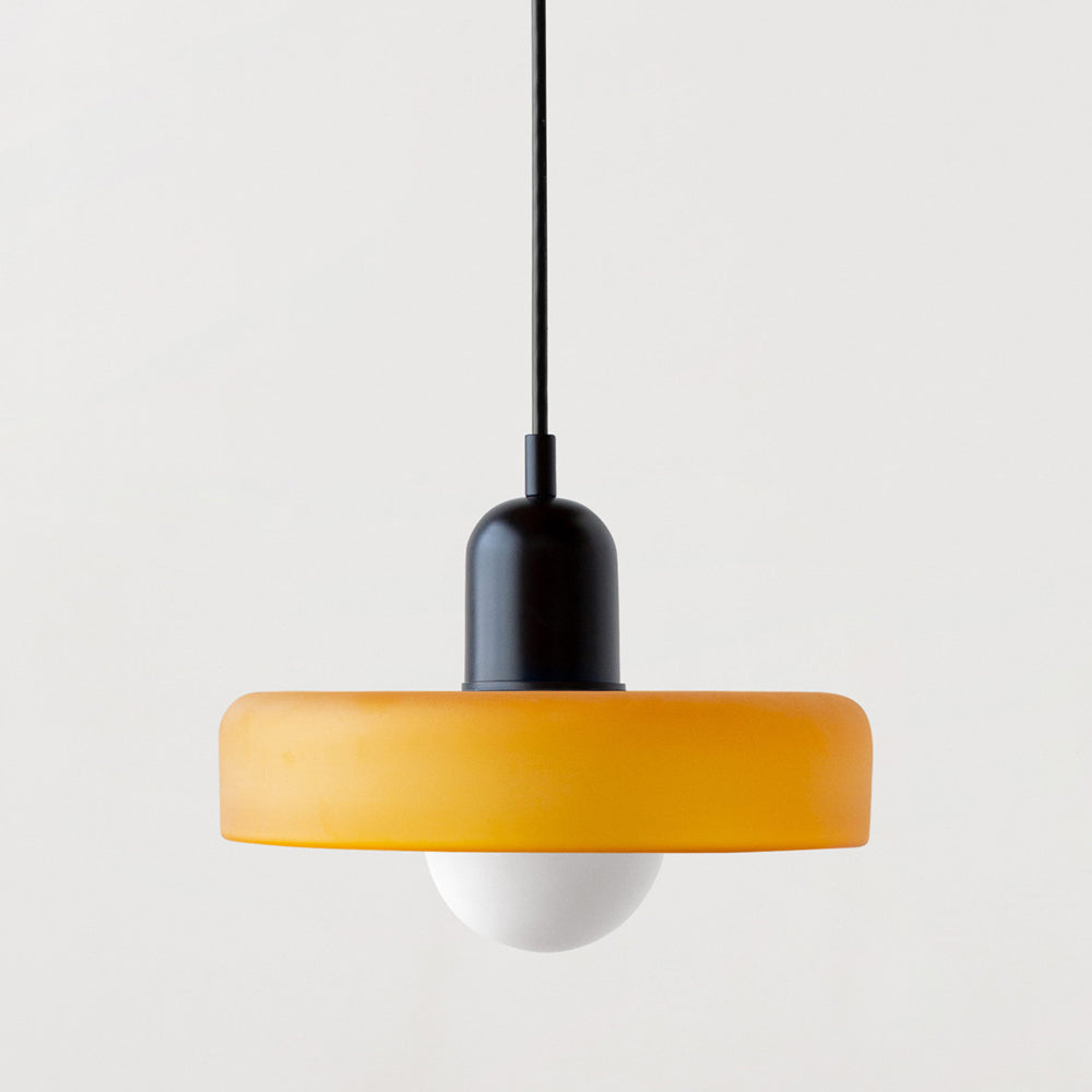Aurelio™ | Bauhaus-Pendelleuchte aus farbigem Glas
