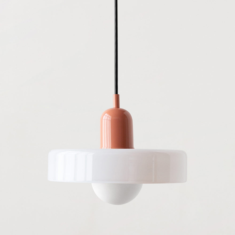 Aurelio™ | Bauhaus-Pendelleuchte aus farbigem Glas