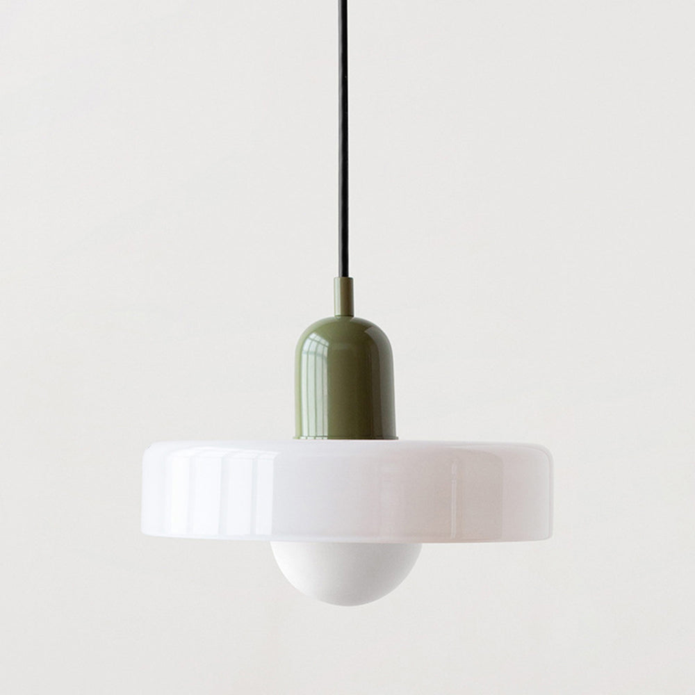 Aurelio™ | Bauhaus-Pendelleuchte aus farbigem Glas
