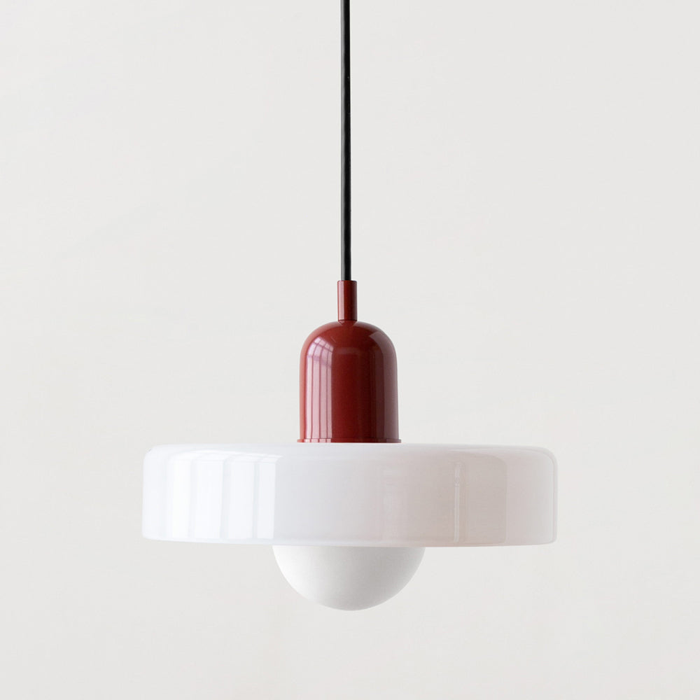 Aurelio™ | Bauhaus-Pendelleuchte aus farbigem Glas