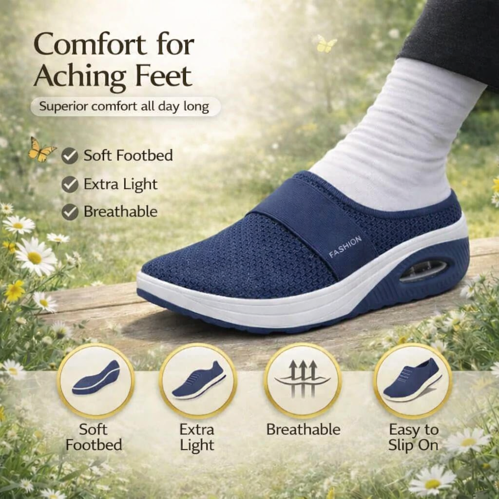 ComfortStep Hausschuhe Infografik Vorteile