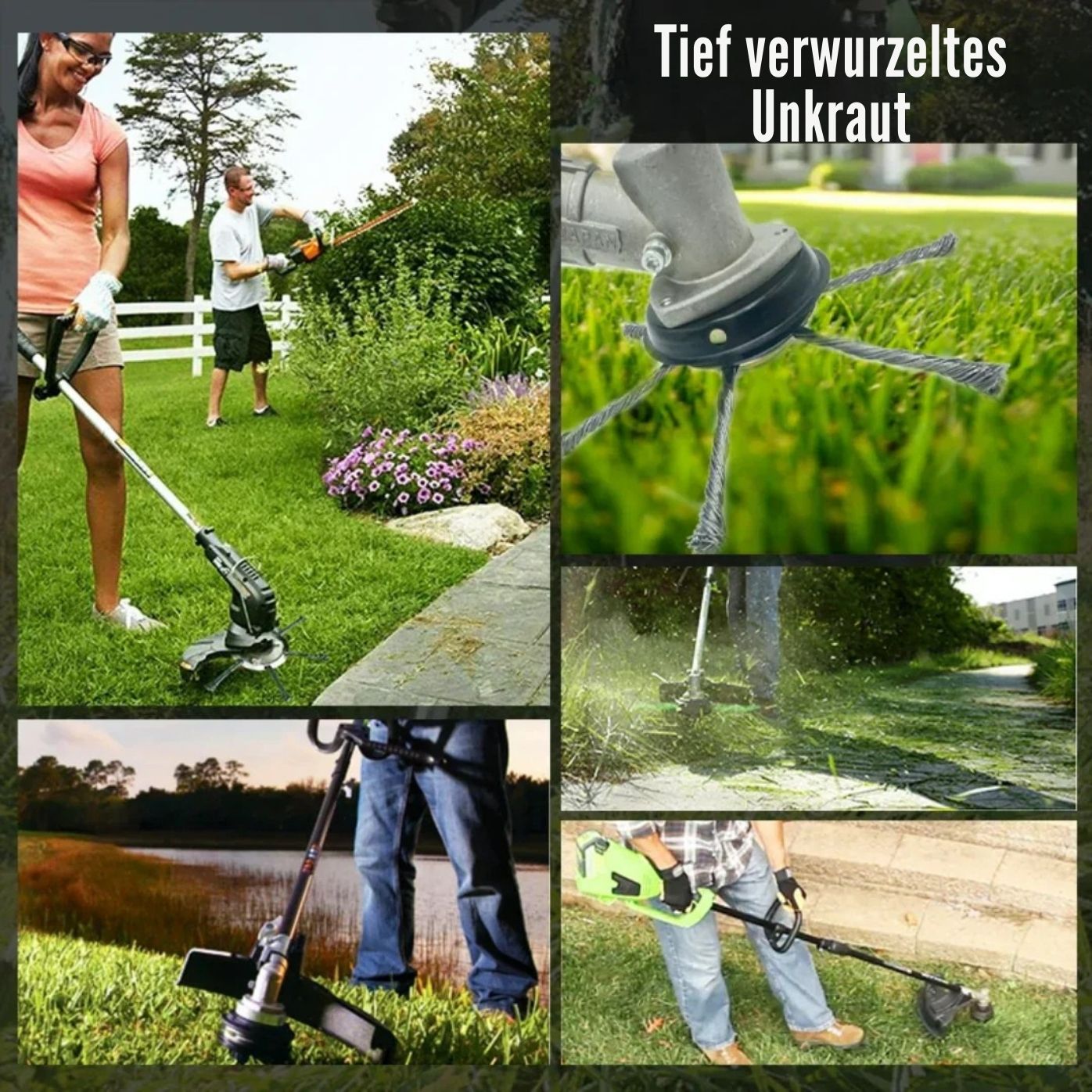 RasenRein™ / Präzisions Rasentrimmer