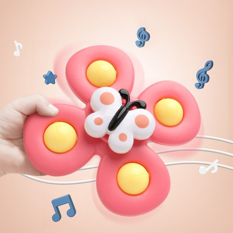 SaugSpinner™ / 3-Teiliges Spinner-Spielzeug Mit Saugnapf