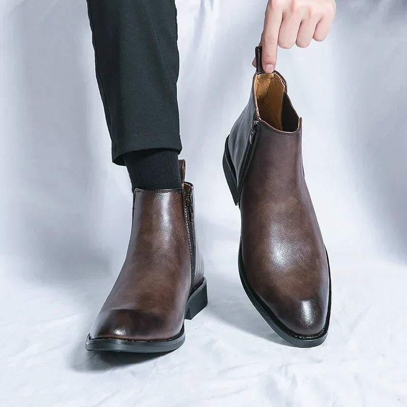 Cooper | Chelsea-Stiefel aus Leder