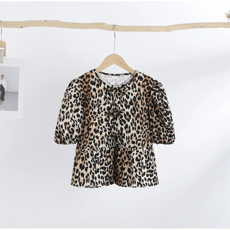 Unverzichtbares Leoparden-Top