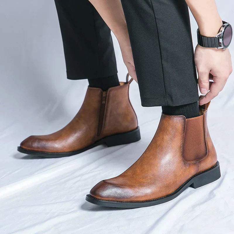 Cooper | Chelsea-Stiefel aus Leder