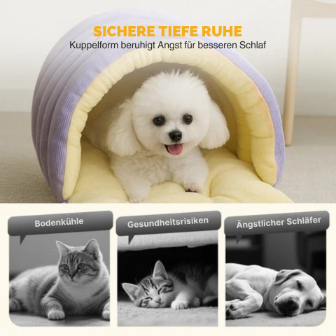 50% RABATT | Fellnest / Kuschelige Haustierhöhle Deluxe