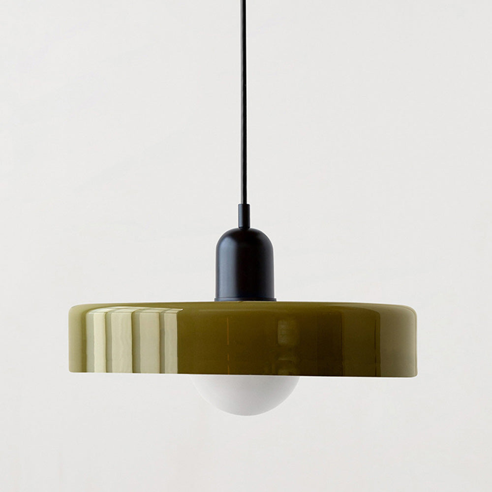 Aurelio™ | Bauhaus-Pendelleuchte aus farbigem Glas