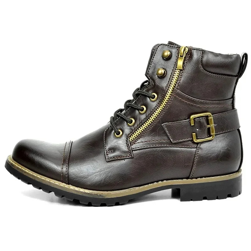 Damon | Schnürstiefeletten aus Leder