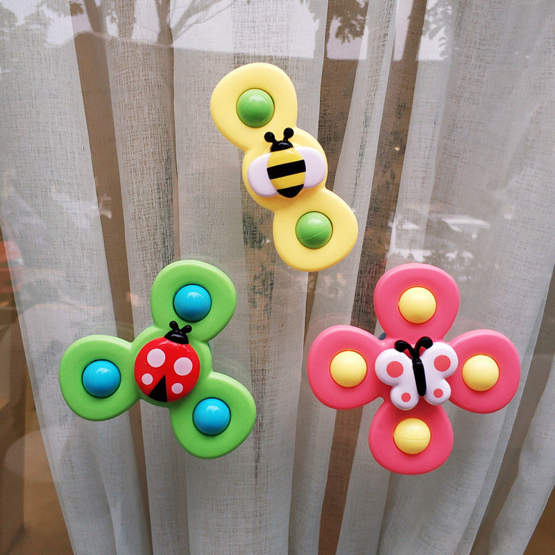 SaugSpinner™ / 3-Teiliges Spinner-Spielzeug Mit Saugnapf
