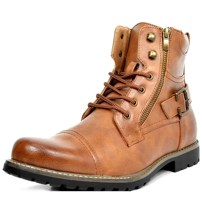 Damon | Schnürstiefeletten aus Leder