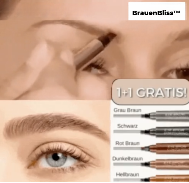 BrauenBliss™ / Microblading-Augenbrauenstift (1+1 GRATIS)