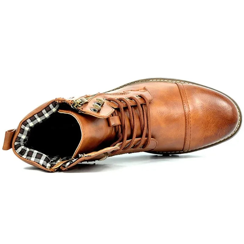 Damon | Schnürstiefeletten aus Leder