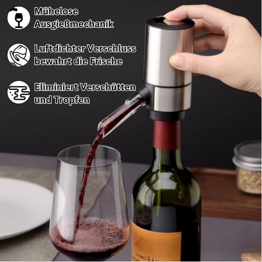 Vinoire™ – 3-in-1 Weinbelüfter, -Konservierer und -Spender