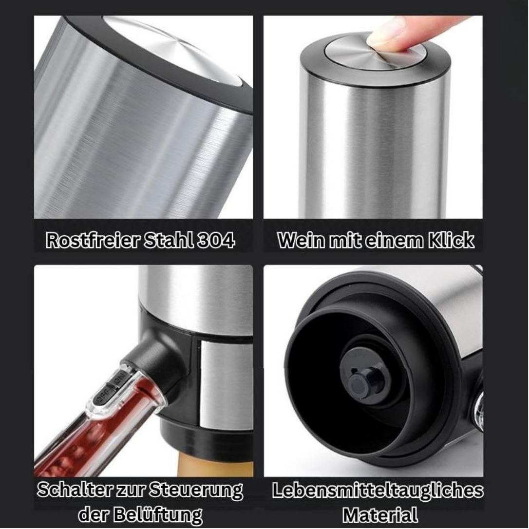 Vinoire™ – 3-in-1 Weinbelüfter, -Konservierer und -Spender