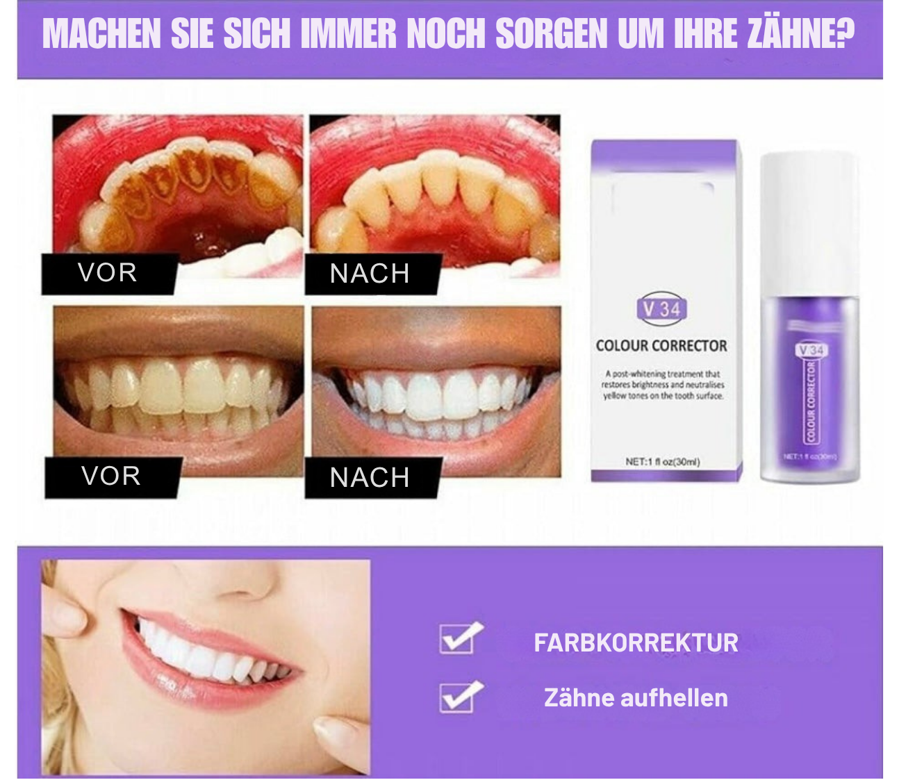 1 + 1 GRATIS | Lilly™ Fühle dich selbstbewusster mit einem frischen, strahlenden Lächeln, das lange anhält