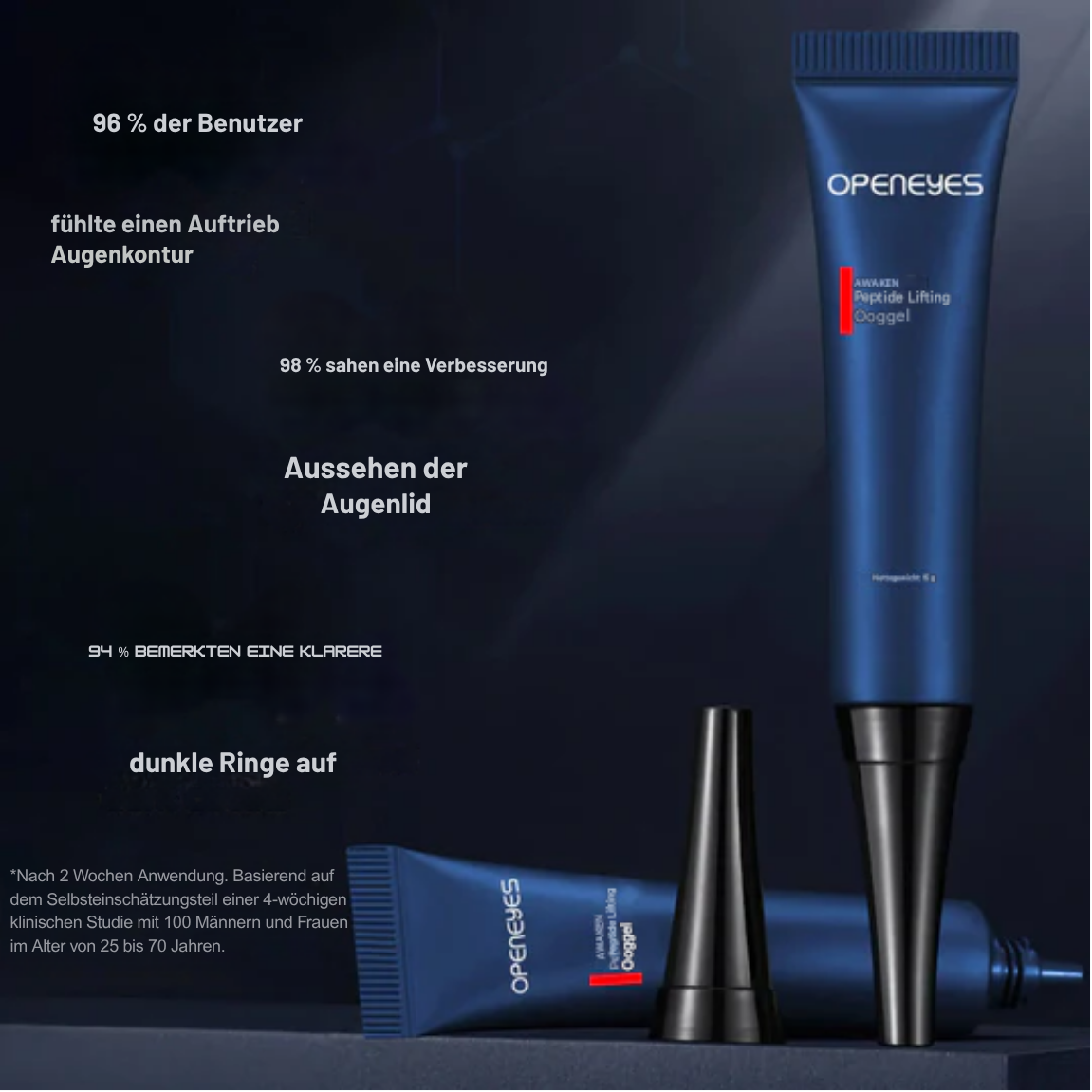 1 + 1 GRATIS | Leon™ Verjüngendes Augenlifting-Gel für Männer und Frauen