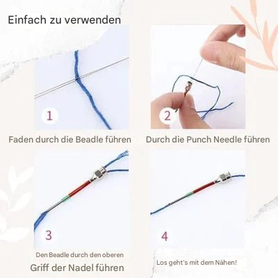 Nadelique / Sticknadel-Set mit farbcodierten Nadeln