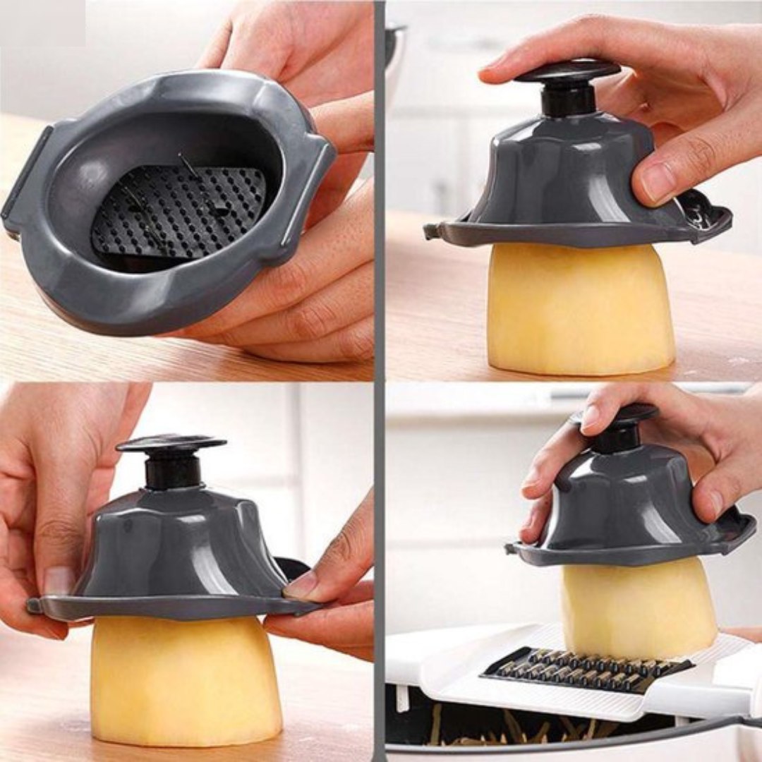 SchnittSchüssel™ / 7-In-1 Gemüseschneider Mit Abtropfkorb