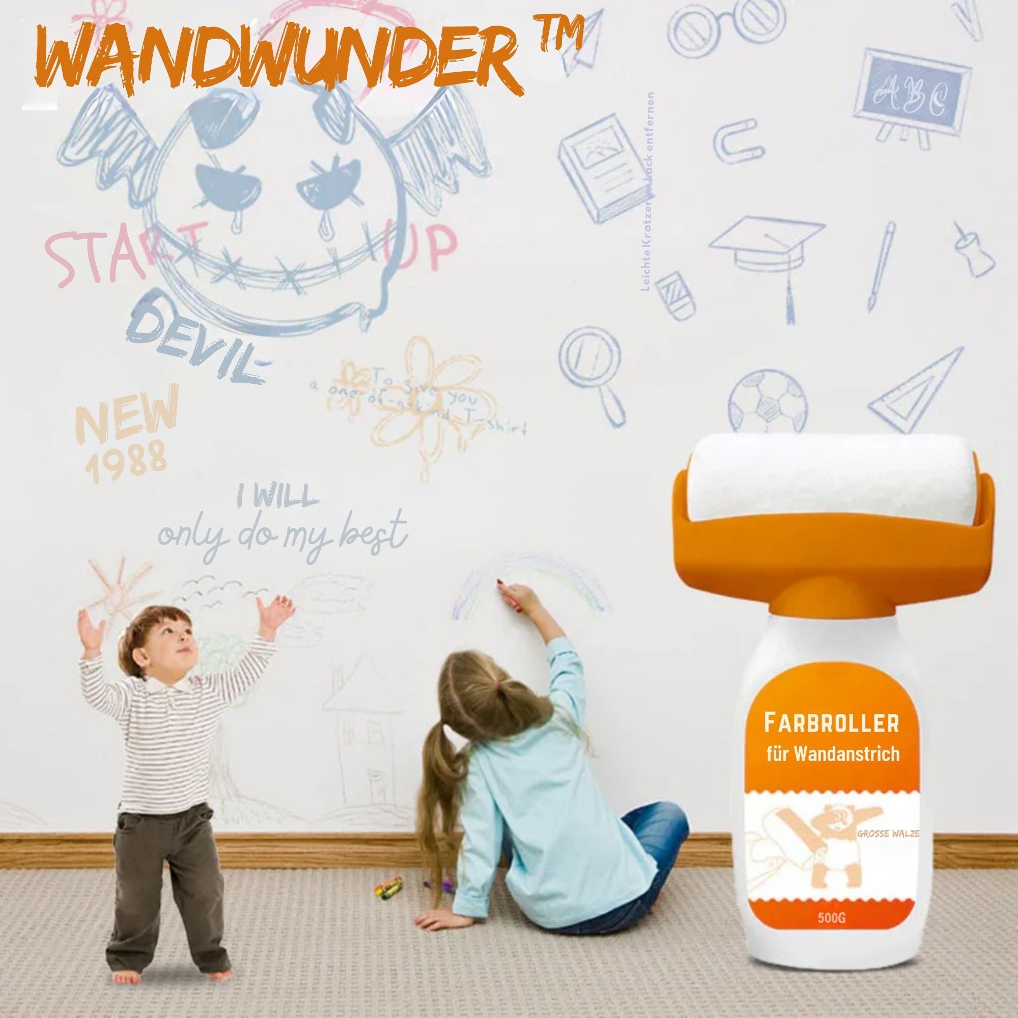 WandWunder™ / Farbroller für Wandanstrich