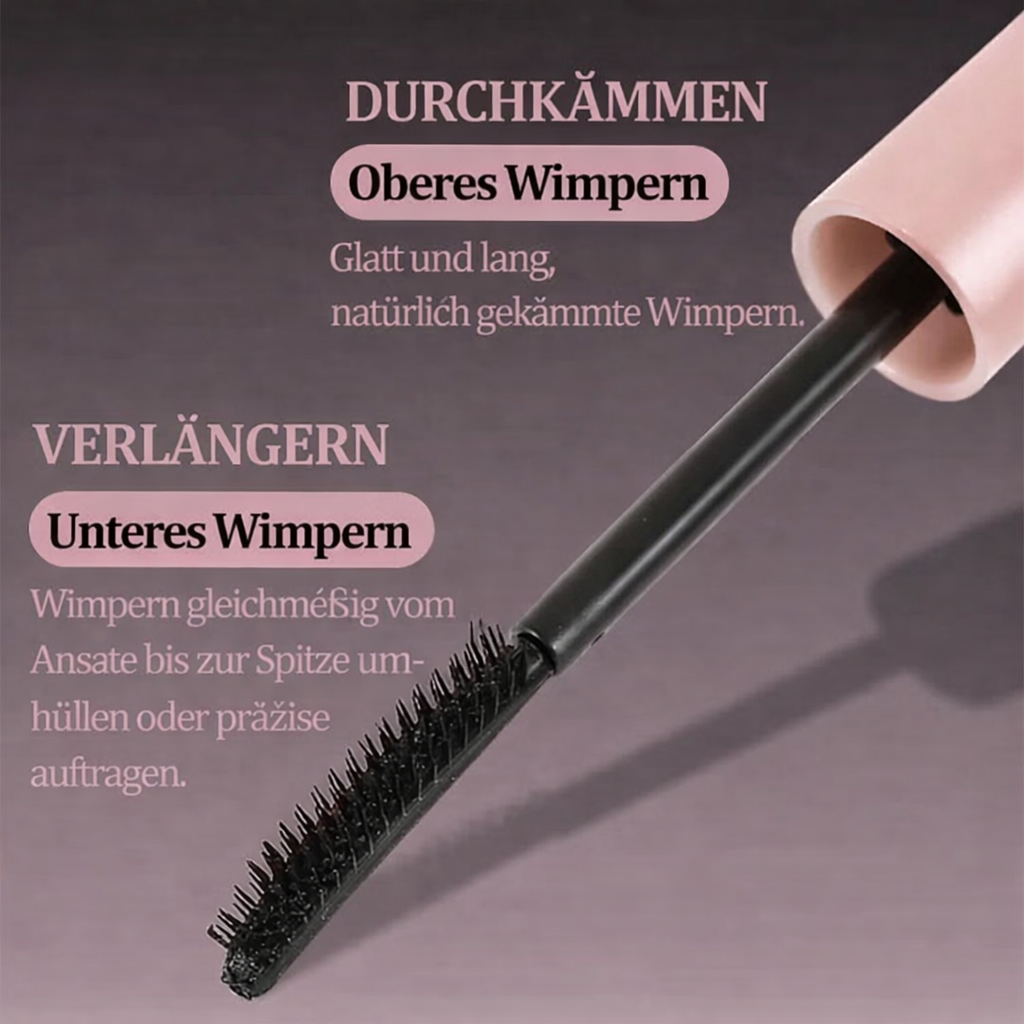 Beautéline / Wasserfeste Volumen Mascara mit Präzisionsbürste (1+1 Gratis)